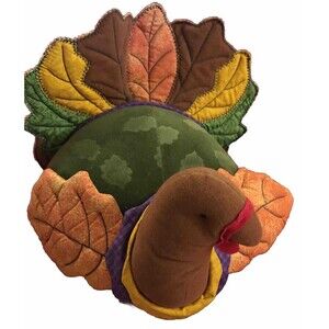 Hallmark Plush Turkey Thanksgiving Table Display Plush Holiday Décor 9" Vintage
